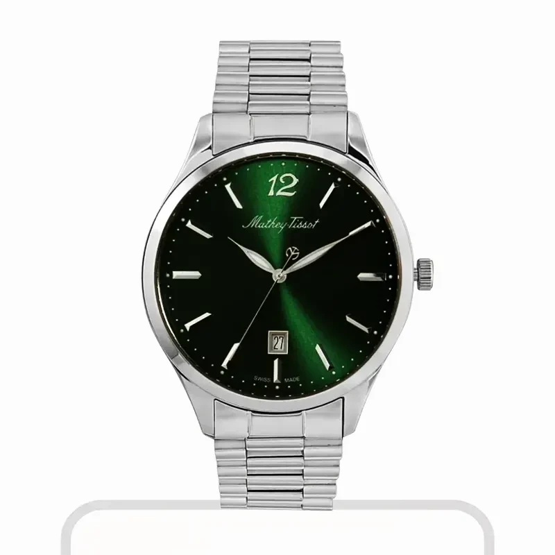 Mathey-Tissot Urban Green Dial Swiss Made Men's Watch- H411MAV